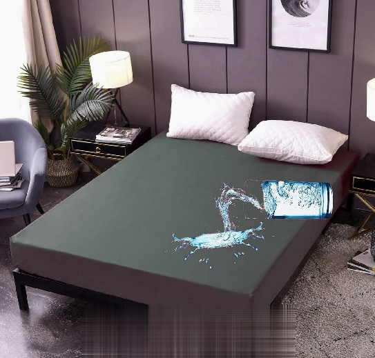 Water Proof Mattress Cover Double Bed King Size Fitted Mattress Protector Anti Slip Bed Sheet - Bed Cover Water Proof - Bed Sheet - Foam Cover - Bed&Cover