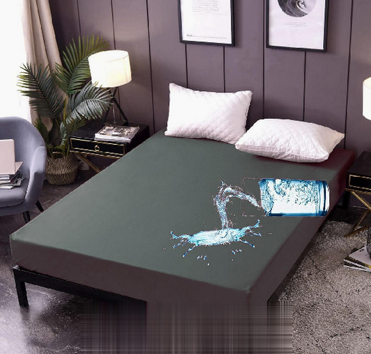Water Proof Mattress Cover Double Bed King Size Fitted Mattress Protector Anti Slip Bed Sheet - Bed Cover Water Proof - Bed Sheet - Foam Cover - Bed&Cover