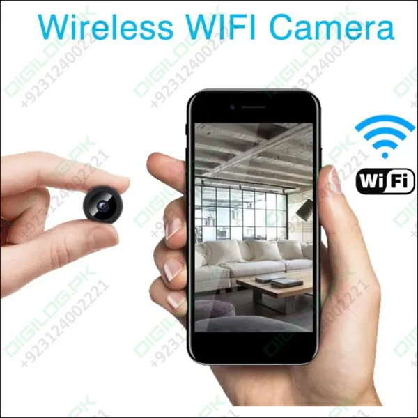 a9Mini WiFi Camera with Night Vision Magnetic Wireless Micro Camera with Phone App, HD Video Surveillance Camcorder for Home Security & Remote Monitoring